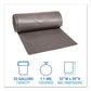 Boardwalk Low-density Waste Can Liners 33 Gal 1.1 Mil 33 X 39 Gray 25 Bags/roll 4 Rolls/carton - Janitorial & Sanitation - Boardwalk®