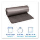 Boardwalk Low-density Waste Can Liners 45 Gal 0.95 Mil 40 X 46 Gray 25 Bags/roll 4 Rolls/carton - Janitorial & Sanitation - Boardwalk®