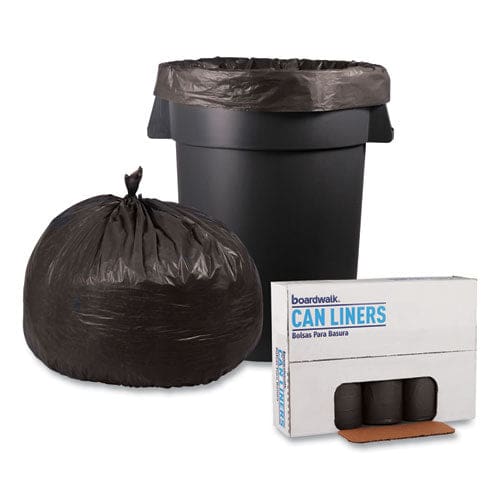 Boardwalk Low-density Waste Can Liners 45 Gal 0.95 Mil 40 X 46 Gray 25 Bags/roll 4 Rolls/carton - Janitorial & Sanitation - Boardwalk®