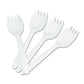 Boardwalk Mediumweight Polypropylene Cutlery Spork White 1000/carton - Food Service - Boardwalk®