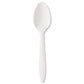 Boardwalk Mediumweight Polypropylene Cutlery Teaspoon White 1000/carton - Food Service - Boardwalk®