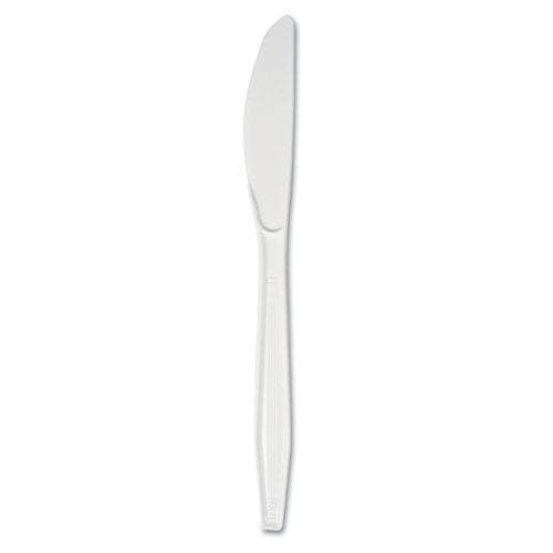 Boardwalk Mediumweight Polystyrene Cutlery Knife White 10 Boxes Of 100/carton - Food Service - Boardwalk®