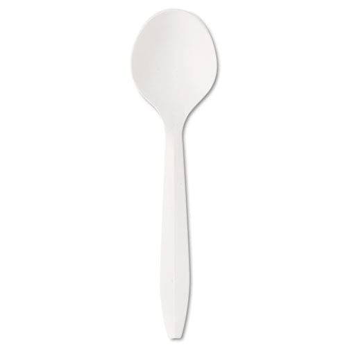 Boardwalk Mediumweight Polystyrene Cutlery Soup Spoon White 1,000/carton - Food Service - Boardwalk®