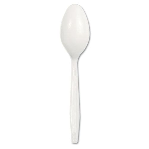 Boardwalk Mediumweight Polystyrene Cutlery Teaspoon White 10 Boxes Of 100/carton - Food Service - Boardwalk®