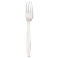 Boardwalk Mediumweight Polystyrene Fork White 10 Boxes Of 100/carton - Food Service - Boardwalk®