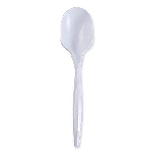 Boardwalk Mediumweight Wrapped Polypropylene Cutlery Soup Spoon White 1,000/carton - Food Service - Boardwalk®