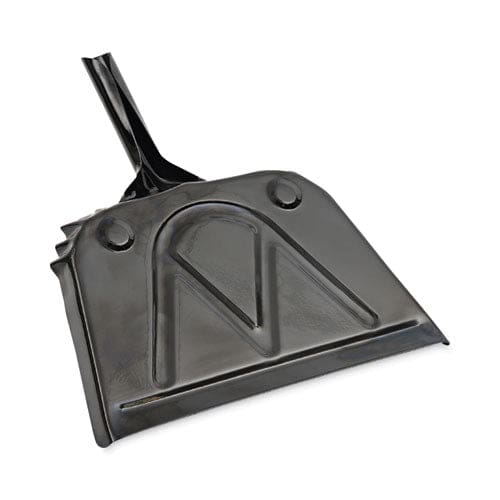 Boardwalk Metal Dust Pan 12 X 14 2 Handle 20-gauge Steel Black 12/carton - Janitorial & Sanitation - Boardwalk®