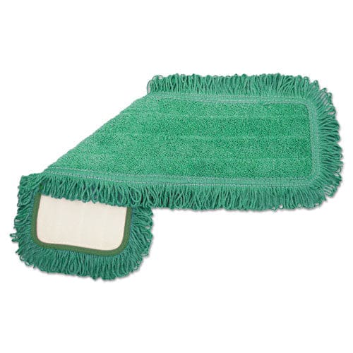 Microfiber Dust Mop Head 18 X 5 Green 1 Dozen - Janitorial & Sanitation - Boardwalk®