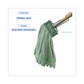 Boardwalk Microfiber Looped-end Wet Mop Head Medium Green - Janitorial & Sanitation - Boardwalk®