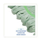 Boardwalk Microfiber Looped-end Wet Mop Heads Medium Green 12/carton - Janitorial & Sanitation - Boardwalk®