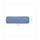 Boardwalk Microfiber Mop Head Blue 18 X 5 Split Microfiber Hook And Loop Back Dozen - Janitorial & Sanitation - Boardwalk®