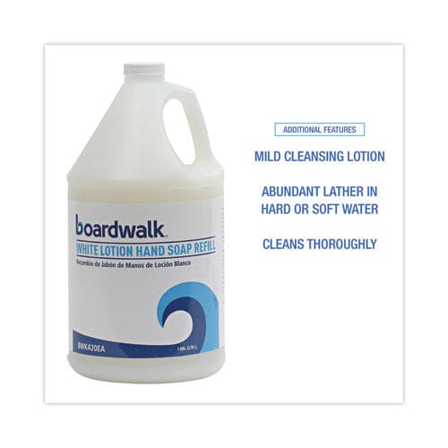 Boardwalk Mild Cleansing Lotion Soap Cherry Scent Liquid 1 Gal Bottle - Janitorial & Sanitation - Boardwalk®