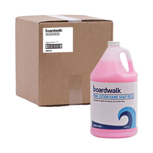 Boardwalk Mild Cleansing Pink Lotion Soap Cherry Scent Liquid 1 Gal Bottle 4/carton - Janitorial & Sanitation - Boardwalk®