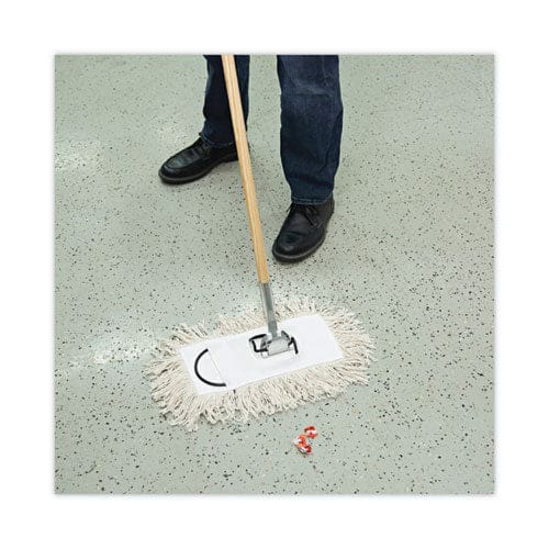 Boardwalk Mop Head Dust Cotton 12 X 5 White - Janitorial & Sanitation - Boardwalk®