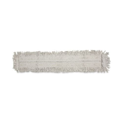 Boardwalk Mop Head Dust Disposable Cotton/synthetic Fibers 48 X 5 White - Janitorial & Sanitation - Boardwalk®