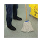Boardwalk Mop Head Economical Lie-flat Head Cotton Fiber 20 Oz White 12/carton - Janitorial & Sanitation - Boardwalk®