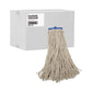 Boardwalk Mop Head Economical Lie-flat Head Cotton Fiber 20 Oz White 12/carton - Janitorial & Sanitation - Boardwalk®