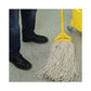 Boardwalk Mop Head Economical Lie-flat Head Cotton Fiber 32oz White 12/carton - Janitorial & Sanitation - Boardwalk®