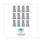 Boardwalk Mop Head Floor Finish Wide Rayon/polyester Medium White/blue 12/carton - Janitorial & Sanitation - Boardwalk®