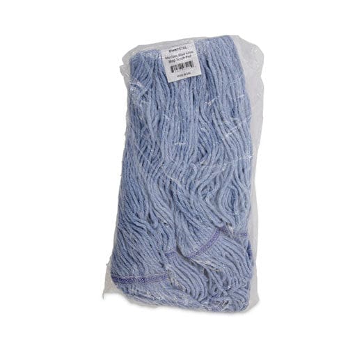 Boardwalk Mop Head Loop-end Cotton With Scrub Pad Medium 12/carton - Janitorial & Sanitation - Boardwalk®