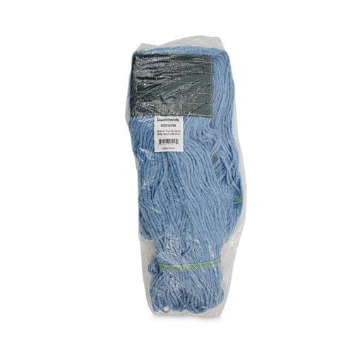 Boardwalk Mop Head Premium Standard Head Cotton/rayon Fiber Medium Blue 12/carton - Janitorial & Sanitation - Boardwalk®