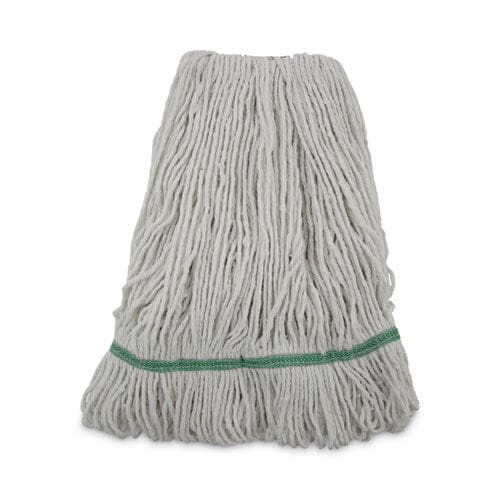 Boardwalk Mop Head Premium Standard Head Cotton/rayon Fiber Medium White - Janitorial & Sanitation - Boardwalk®