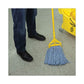 Boardwalk Mop Head Standard Head Cotton/synthetic Fiber Cut-end #16. Blue - Janitorial & Sanitation - Boardwalk®