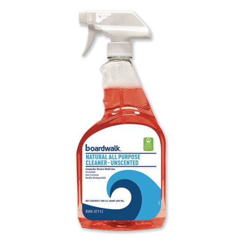 Boardwalk Natural All Purpose Cleaner Unscented 32 Oz Spray Bottle 12/carton - Janitorial & Sanitation - Boardwalk®