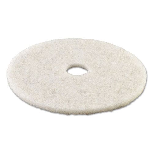 Boardwalk Natural Burnishing Floor Pads 21 Diameter White 5/carton - Janitorial & Sanitation - Boardwalk®