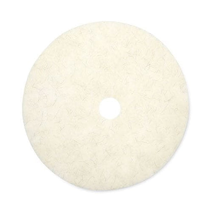 Boardwalk Natural Burnishing Floor Pads 27 Diameter White 5/carton - Janitorial & Sanitation - Boardwalk®