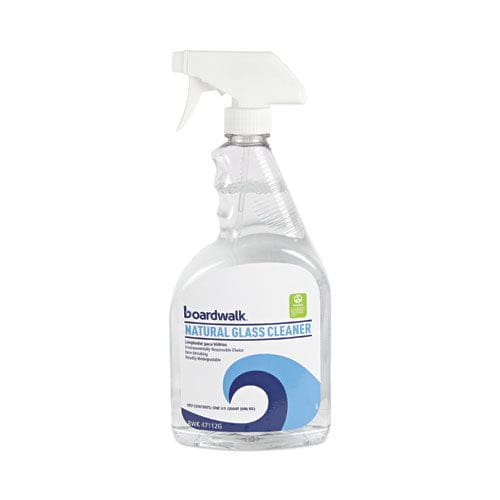 Boardwalk Natural Glass Cleaner 32 Oz Trigger Spray Bottle 12/carton - School Supplies - Boardwalk®