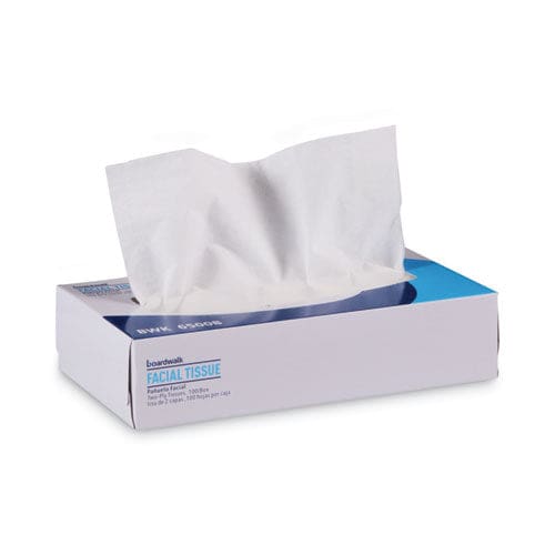 Boardwalk Office Packs Facial Tissue 2-ply White Flat Box 100 Sheets/box 30 Boxes/carton - Janitorial & Sanitation - Boardwalk®