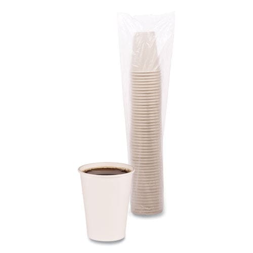 Boardwalk Paper Hot Cups 12 Oz White 50 Cups/sleeve 20 Sleeves/carton - Food Service - Boardwalk®