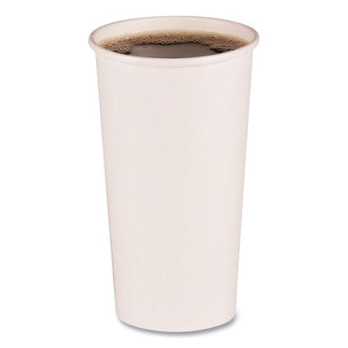 Boardwalk Paper Hot Cups 20 Oz White 12 Cups/sleeve 50 Sleeves/carton - Food Service - Boardwalk®