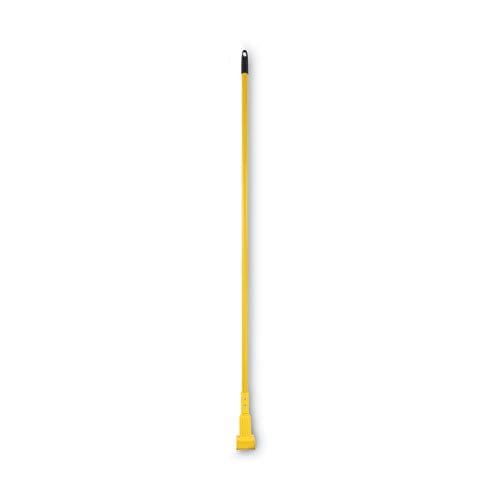 Boardwalk Plastic Jaws Mop Handle For 5 Wide Mop Heads Aluminum 1 Dia X 60 Yellow - Janitorial & Sanitation - Boardwalk®