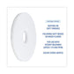 Boardwalk Polishing Floor Pads 12 Diameter White 5/carton - Janitorial & Sanitation - Boardwalk®