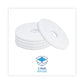 Boardwalk Polishing Floor Pads 13 Diameter White 5/carton - Janitorial & Sanitation - Boardwalk®