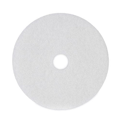 Boardwalk Polishing Floor Pads 19 Diameter White 5/carton - Janitorial & Sanitation - Boardwalk®