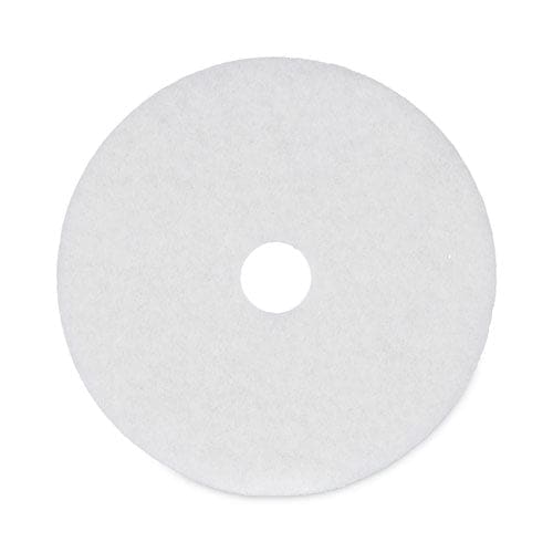 Boardwalk Polishing Floor Pads 20 Diameter White 5/carton - Janitorial & Sanitation - Boardwalk®