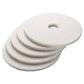 Boardwalk Polishing Floor Pads 20 Diameter White 5/carton - Janitorial & Sanitation - Boardwalk®