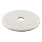 Boardwalk Polishing Floor Pads 20 Diameter White 5/carton - Janitorial & Sanitation - Boardwalk®