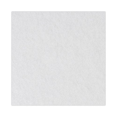 Boardwalk Polishing Floor Pads 21 Diameter White 5/carton - Janitorial & Sanitation - Boardwalk®