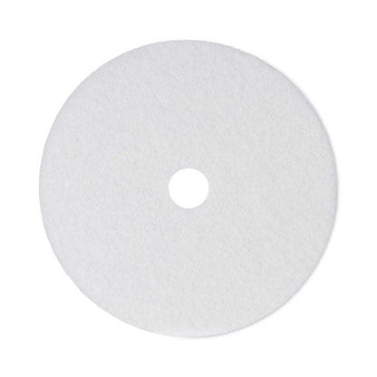 Boardwalk Polishing Floor Pads 24 Diameter White 5/carton - Janitorial & Sanitation - Boardwalk®