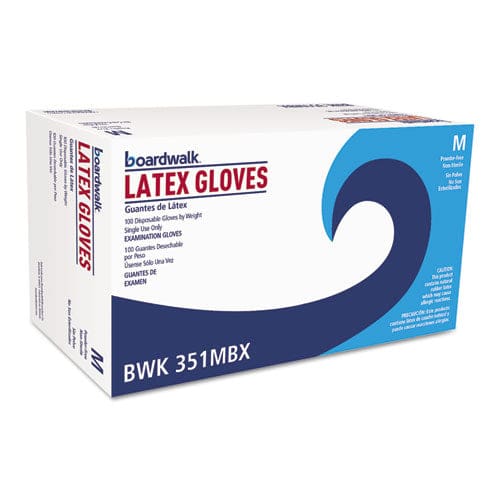 Boardwalk Powder-free Latex Exam Gloves Medium Natural 4 4/5 Mil 1,000/carton - Janitorial & Sanitation - Boardwalk®
