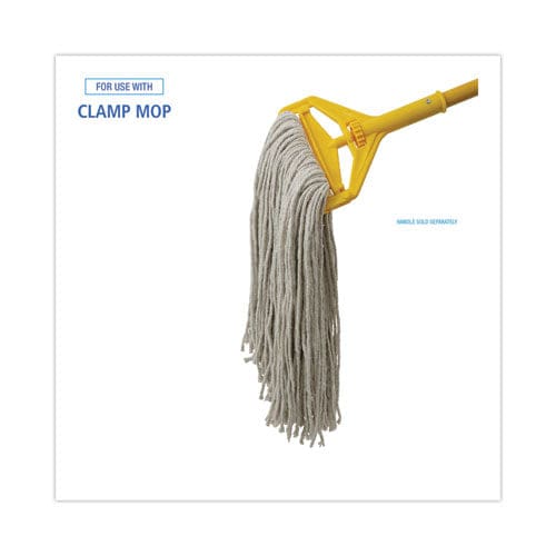 Boardwalk Premium Cut-end Wet Mop Heads Cotton 20oz White 12/carton - Janitorial & Sanitation - Boardwalk®