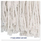 Boardwalk Premium Cut-end Wet Mop Heads Cotton 24oz White 12/carton - Janitorial & Sanitation - Boardwalk®