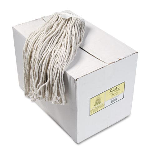 Boardwalk Premium Cut-end Wet Mop Heads Cotton 24oz White 12/carton - Janitorial & Sanitation - Boardwalk®