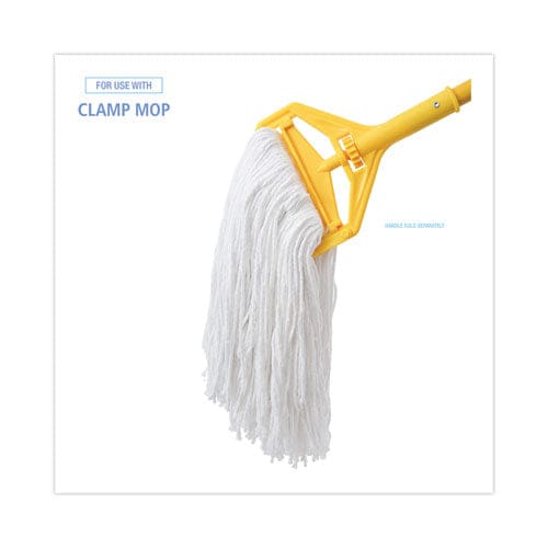 Boardwalk Premium Cut-end Wet Mop Heads Rayon 16oz White 12/carton - Janitorial & Sanitation - Boardwalk®