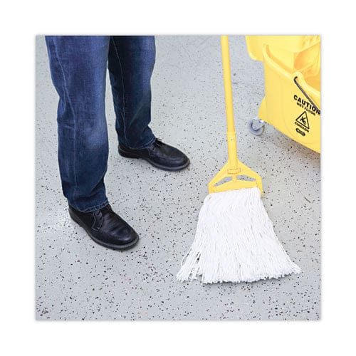 Boardwalk Premium Cut-end Wet Mop Heads Rayon 20oz White 12/carton - Janitorial & Sanitation - Boardwalk®