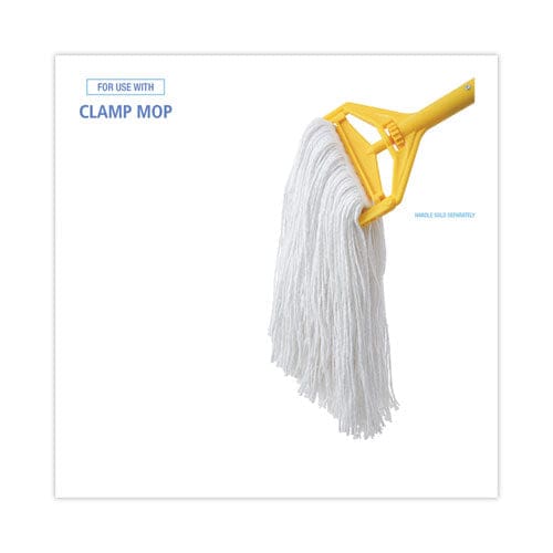 Boardwalk Premium Cut-end Wet Mop Heads Rayon 20oz White 12/carton - Janitorial & Sanitation - Boardwalk®